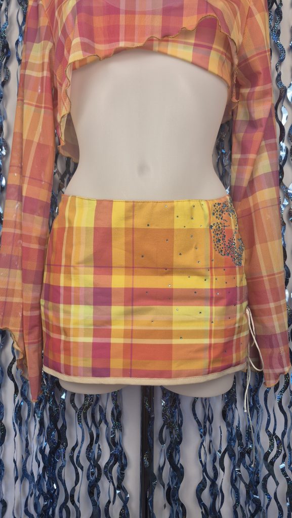 Mini jupe madras